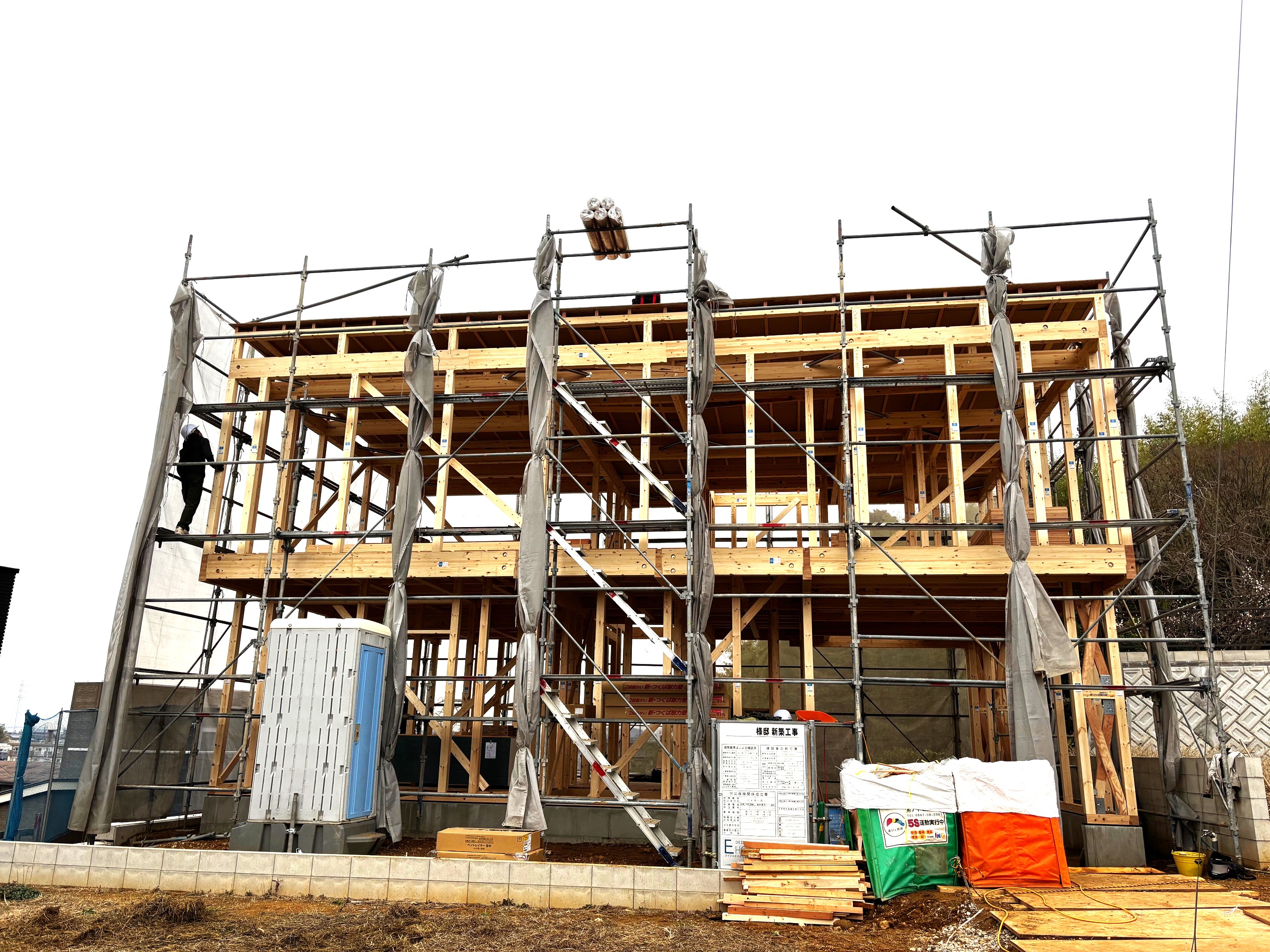 Y邸　上棟おめでとうございます。