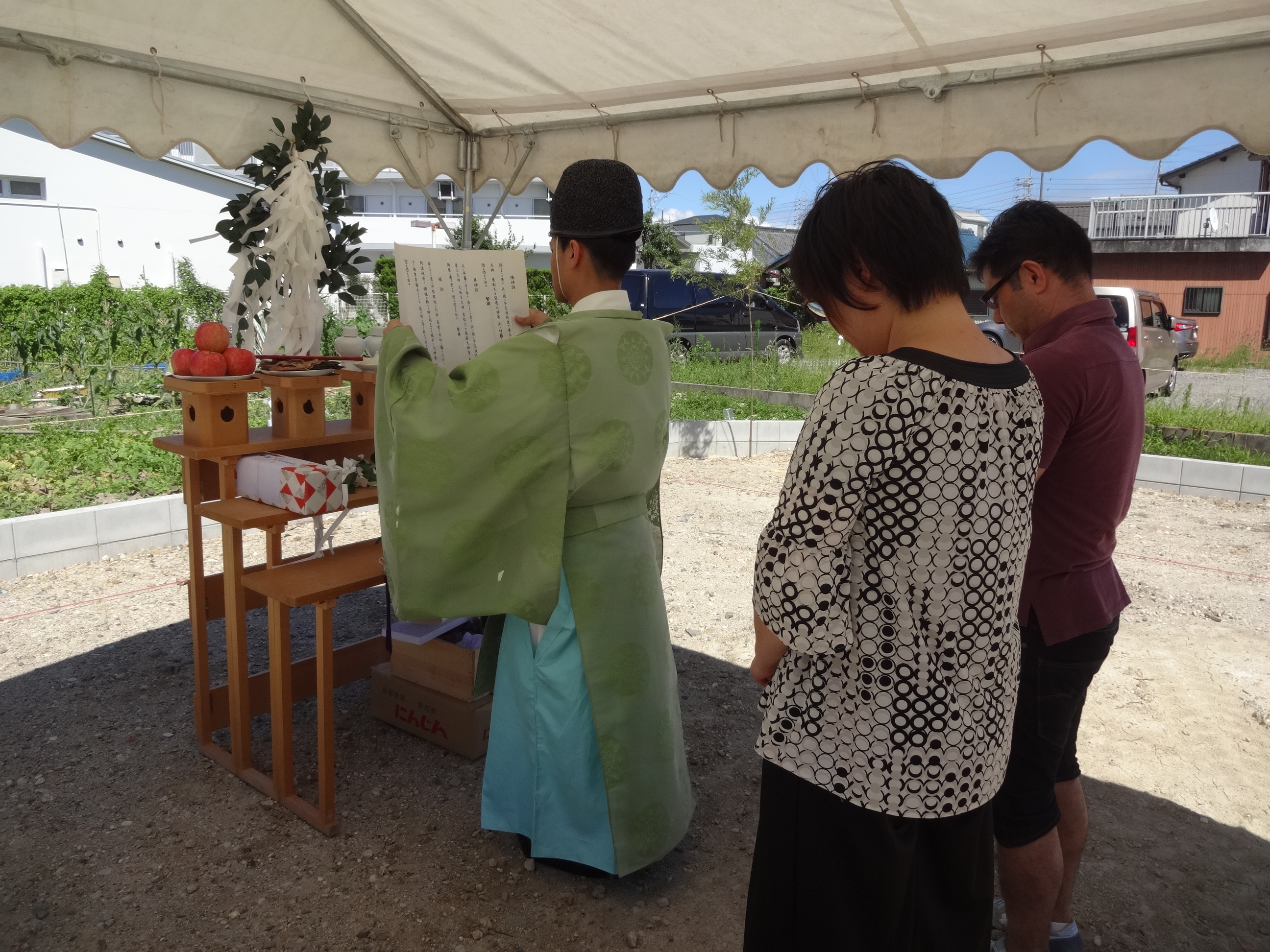 半田市K様邸　地鎮祭