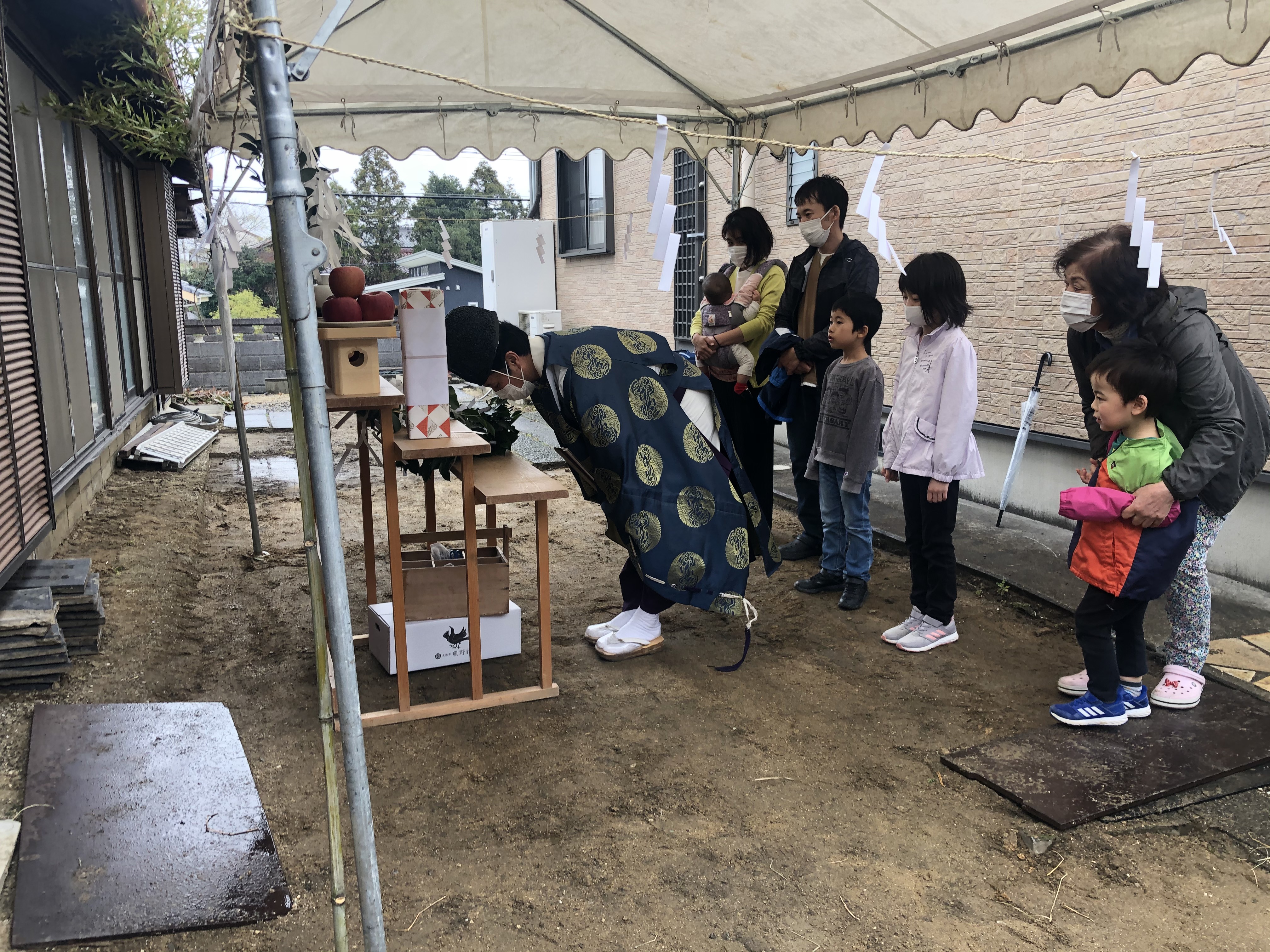 安城市K様邸　安全祈願・地鎮祭