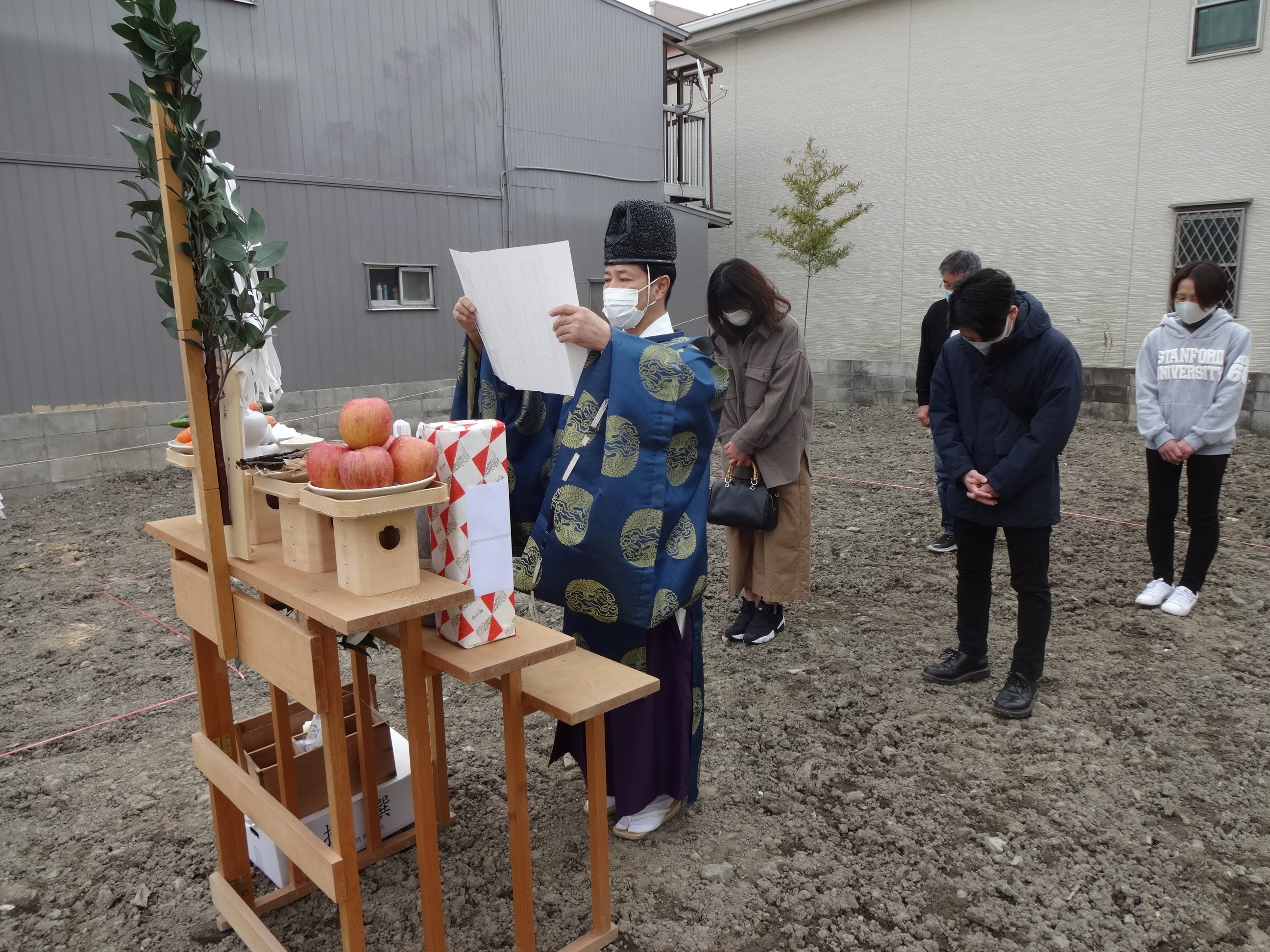 南区K様邸　地鎮祭