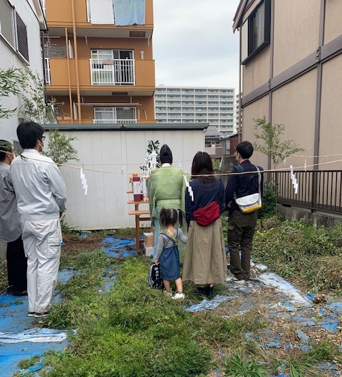 南区で地鎮祭がありました。